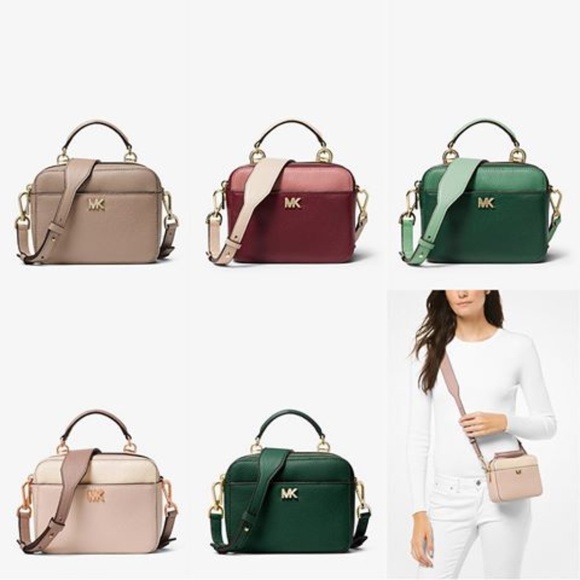 MICHAEL KORS Mott Mini Color-Block Pebbled Leather - Picture 5 of 8